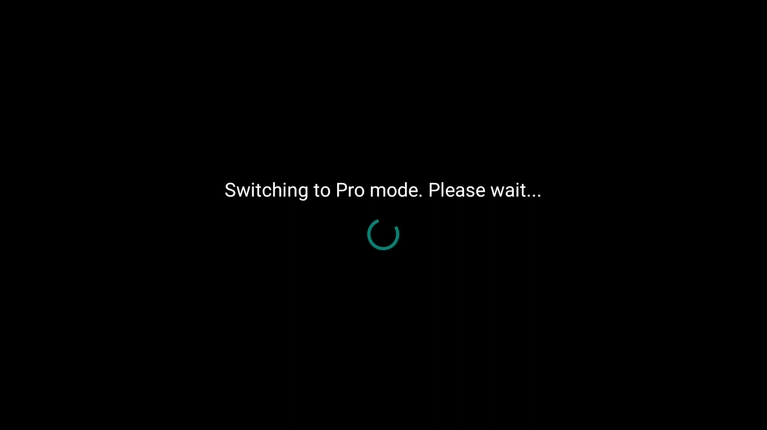 Switching to Pro Mode Status.png